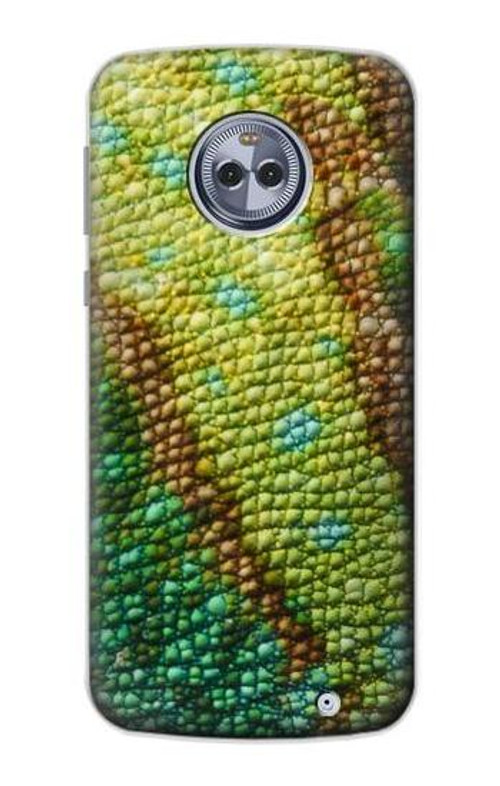 S3057 Lizard Skin Graphic Printed Case Cover Custodia per Motorola Moto X4