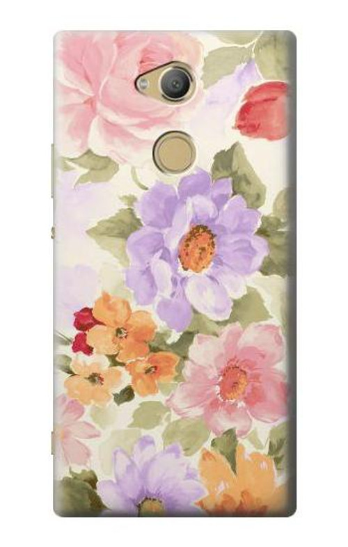 S3035 Sweet Flower Painting Case Cover Custodia per Sony Xperia XA2 Ultra