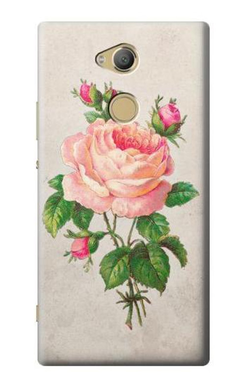 S3079 Vintage Pink Rose Case Cover Custodia per Sony Xperia XA2 Ultra