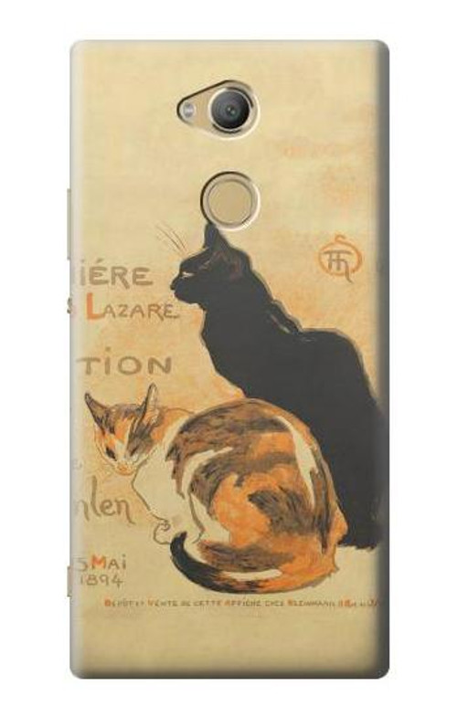 S3229 Vintage Cat Poster Case Cover Custodia per Sony Xperia XA2 Ultra