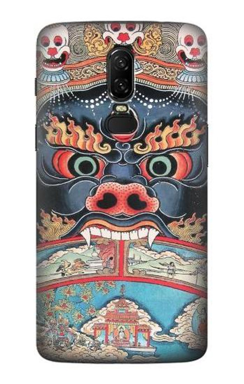 S0572 Tibet Art Case Cover Custodia per OnePlus 6