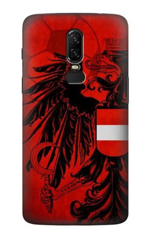 S3004 Austria Football Soccer Euro 2016 Case Cover Custodia per OnePlus 6