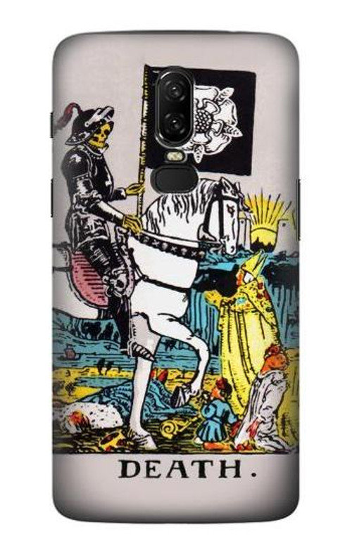 S3008 Tarot Card Death Case Cover Custodia per OnePlus 6