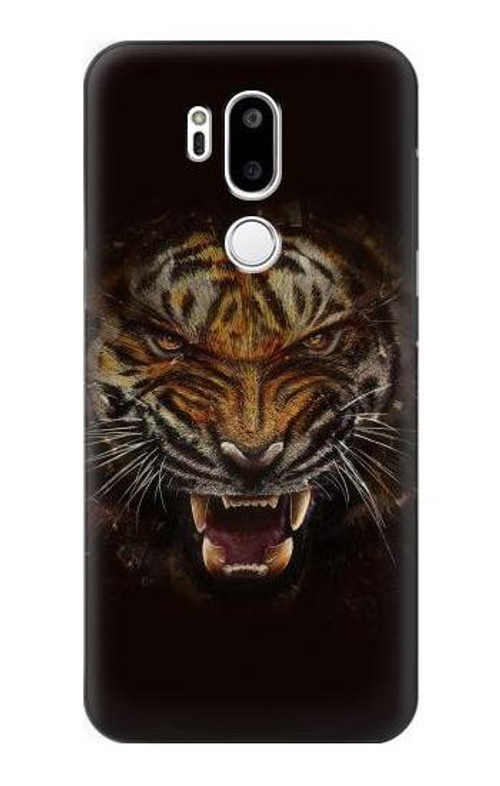 S0575 Tiger Face Case Cover Custodia per LG G7 ThinQ S0575 Tiger Face Case Cover Custodia per LG G7 ThinQ