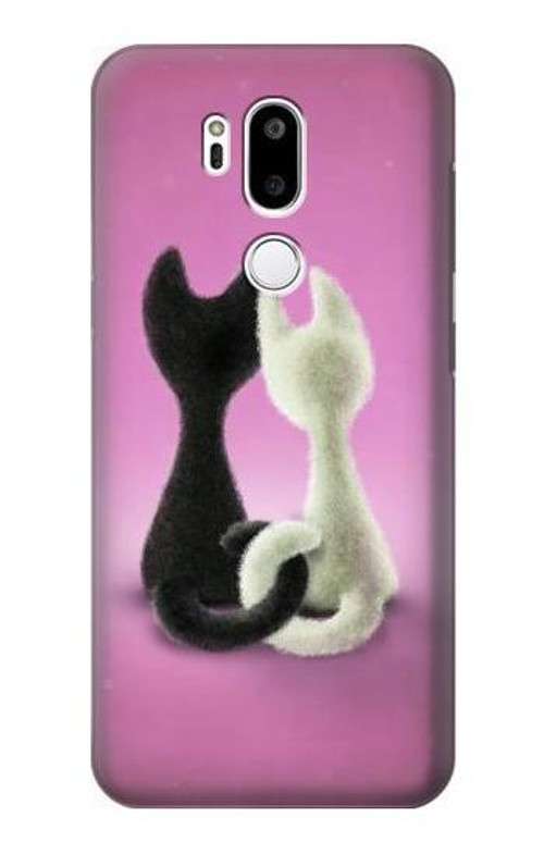 S1832 Love Cat Case Cover Custodia per LG G7 ThinQ S1832 Love Cat Case Cover Custodia per LG G7 ThinQ