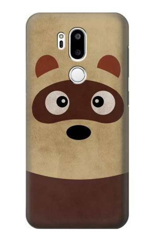 S2825 Cute Cartoon Raccoon Case Cover Custodia per LG G7 ThinQ