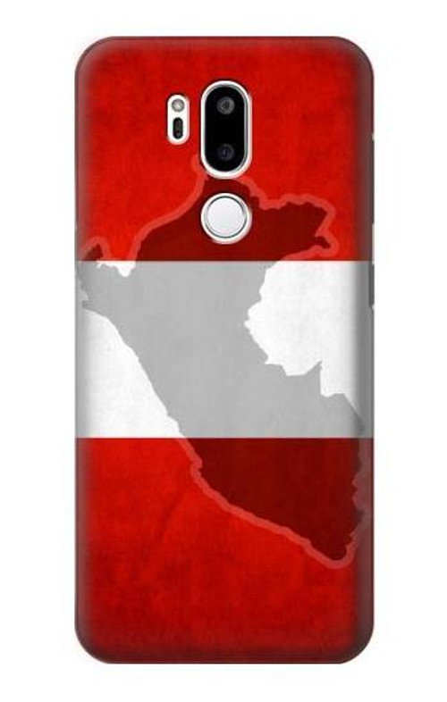 S3018 Peru Flag Case Cover Custodia per LG G7 ThinQ