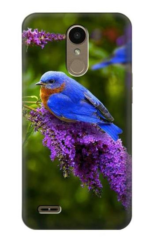 S1565 Bluebird of Happiness Blue Bird Case Cover Custodia per LG K10 (2018), LG K30