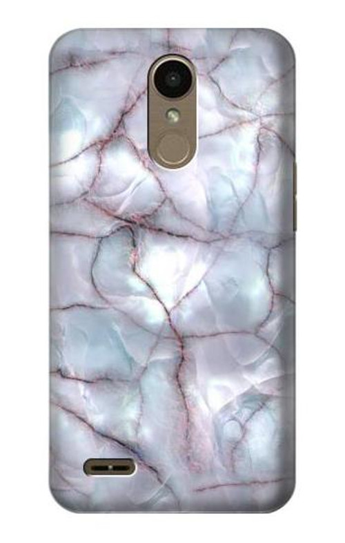 S2316 Dark Blue Marble Texture Graphic Print Case Cover Custodia per LG K10 (2018), LG K30