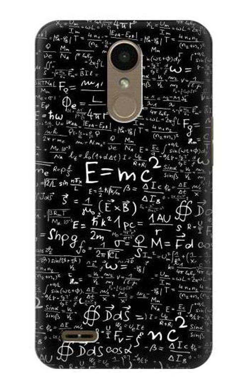 S2574 Mathematics Physics Blackboard Equation Case Cover Custodia per LG K10 (2018), LG K30