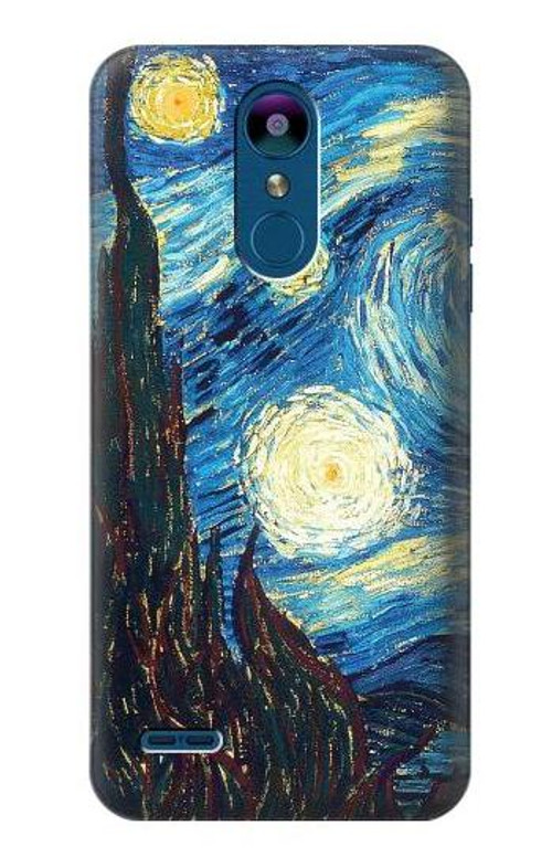 S0582 Van Gogh Starry Nights Case Cover Custodia per LG K8 (2018)