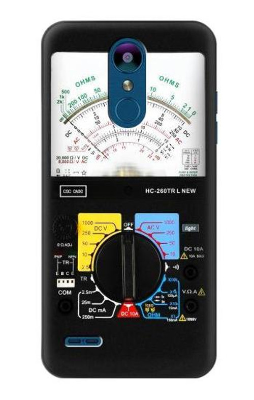 S2660 Analog Multimeter Graphic Printed Case Cover Custodia per LG K8 (2018)