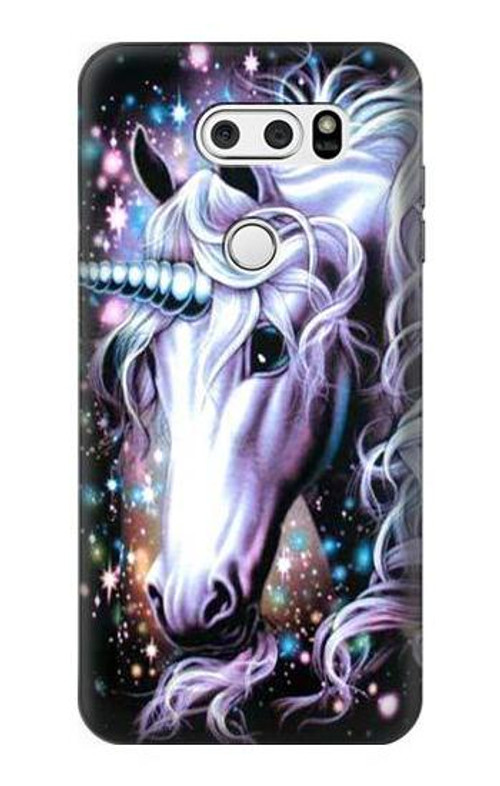 S0749 Unicorn Horse Case Cover Custodia per LG V30, LG V30 Plus, LG V30S ThinQ, LG V35, LG V35 ThinQ