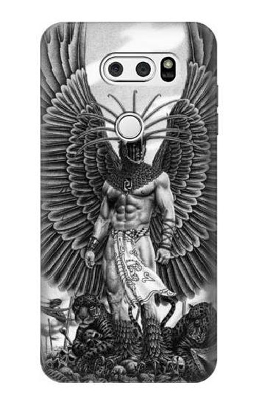 S1235 Aztec Warrior Case Cover Custodia per LG V30, LG V30 Plus, LG V30S ThinQ, LG V35, LG V35 ThinQ