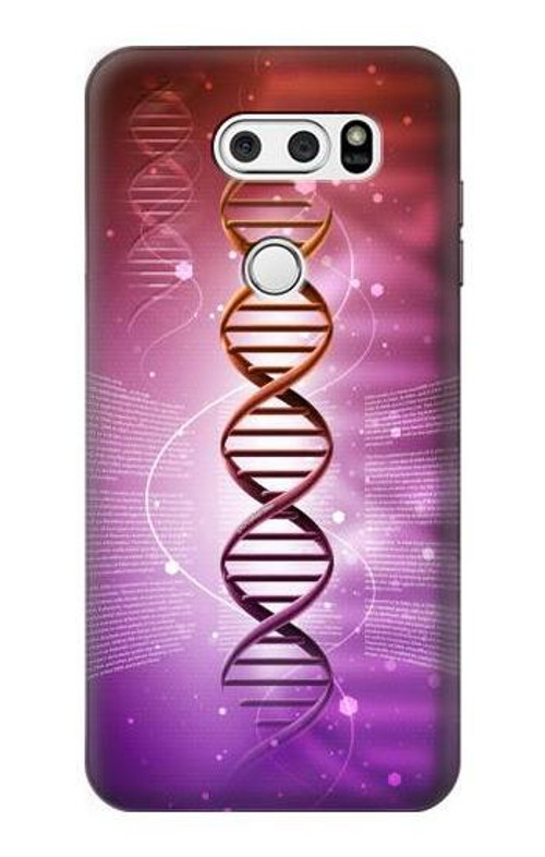 S2573 Dna Genetic Code Case Cover Custodia per LG V30, LG V30 Plus, LG V30S ThinQ, LG V35, LG V35 ThinQ