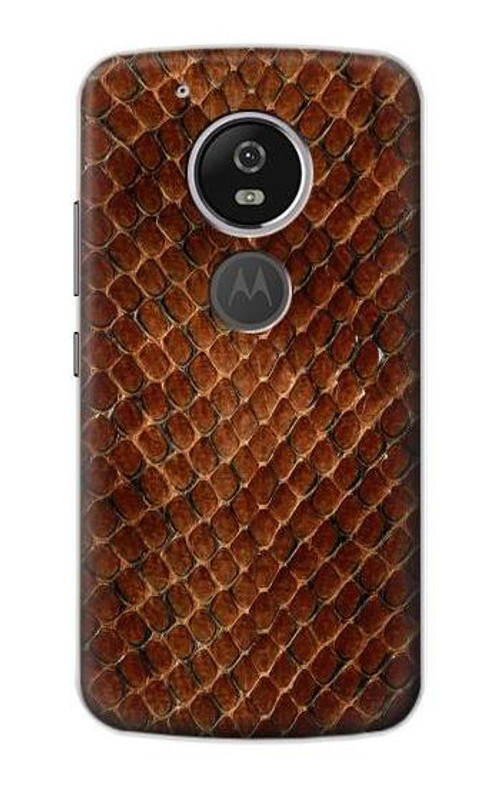 S0555 Snake Skin Case Cover Custodia per Motorola Moto G6 Play, Moto G6 Forge, Moto E5