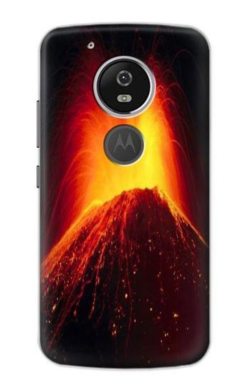 S0745 Volcano Lava Case Cover Custodia per Motorola Moto G6 Play, Moto G6 Forge, Moto E5