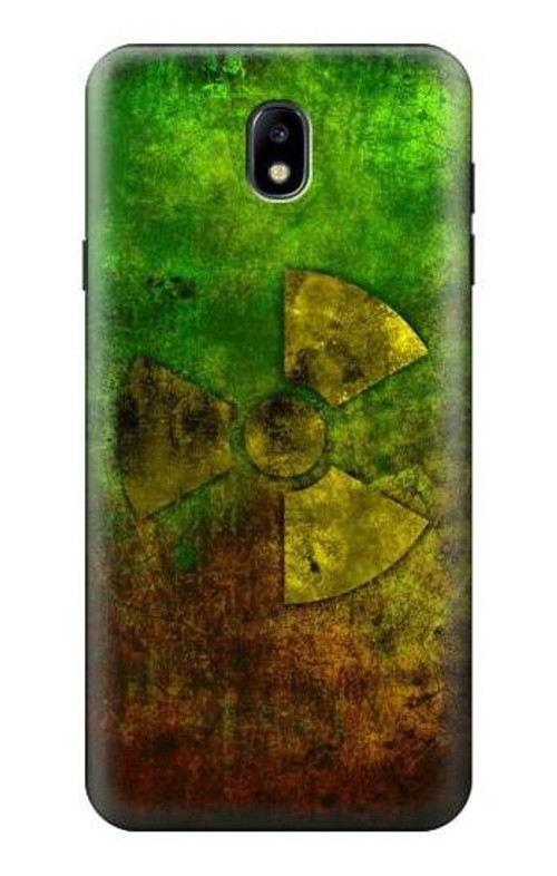 S3202 Radioactive Nuclear Hazard Symbol Case Cover Custodia per Samsung Galaxy J7 (2018), J7 Aero, J7 Top, J7 Aura, J7 Crown, J7 Refine, J7 Eon, J7 V 2nd Gen, J7 Star