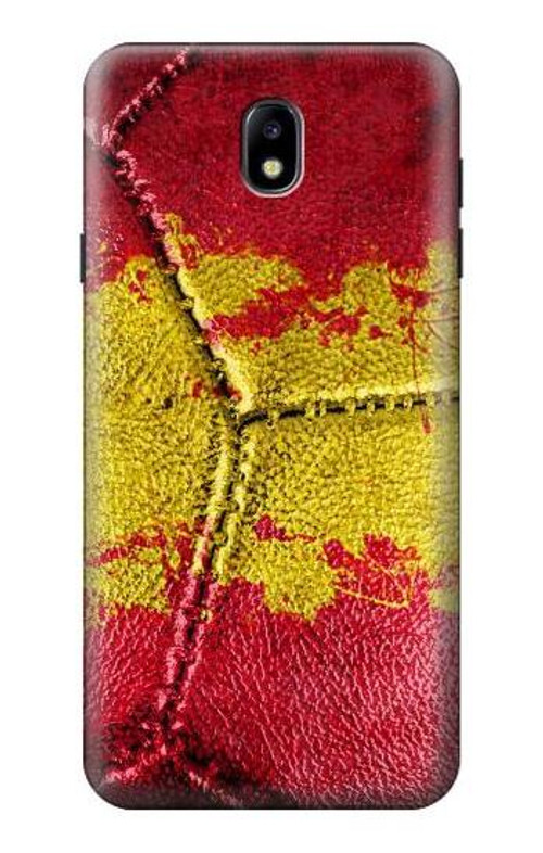 S3315 Spain Flag Vintage Football Graphic Case Cover Custodia per Samsung Galaxy J7 (2018), J7 Aero, J7 Top, J7 Aura, J7 Crown, J7 Refine, J7 Eon, J7 V 2nd Gen, J7 Star