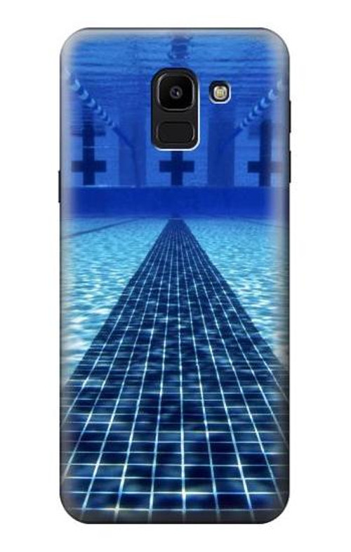 S2429 Swimming Pool Case Cover Custodia per Samsung Galaxy J6 (2018) S2429 Swimming Pool Case Cover Custodia per Samsung Galaxy J6 (2018)