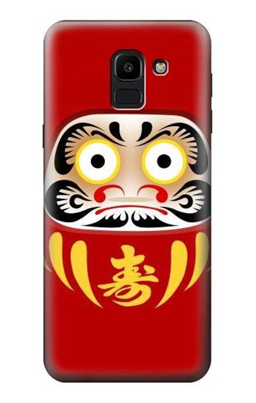S3045 Japan Good Luck Daruma Doll Case Cover Custodia per Samsung Galaxy J6 (2018) S3045 Japan Good Luck Daruma Doll Case Cover Custodia per Samsung Galaxy J6 (2018)