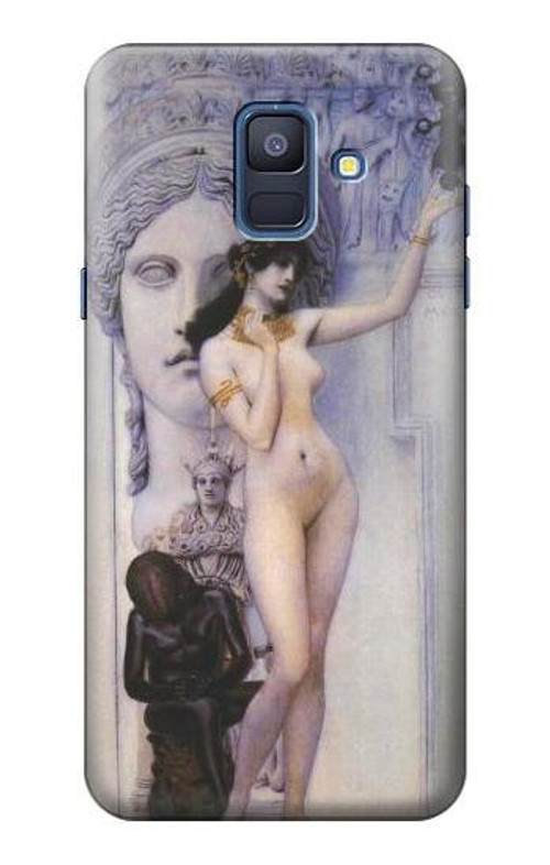 S3353 Gustav Klimt Allegory of Sculpture Case Cover Custodia per Samsung Galaxy A6 (2018)