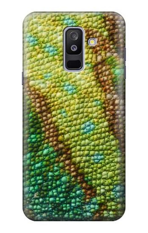 S3057 Lizard Skin Graphic Printed Case Cover Custodia per Samsung Galaxy A6+ (2018), J8 Plus 2018, A6 Plus 2018