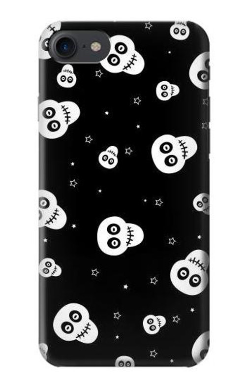 S3261 Smile Skull Halloween Pattern Case Cover Custodia per iPhone 7, iPhone 8