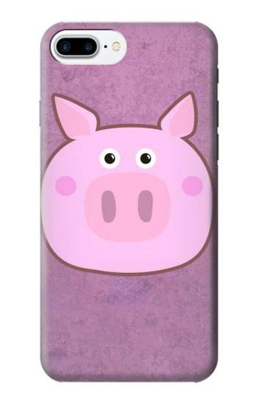 S3269 Pig Cartoon Case Cover Custodia per iPhone 7 Plus, iPhone 8 Plus