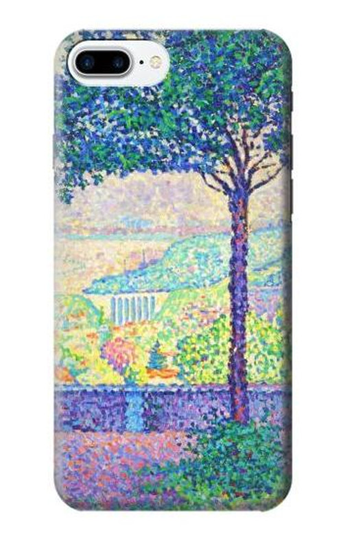 S3349 Paul Signac Terrace of Meudon Case Cover Custodia per iPhone 7 Plus, iPhone 8 Plus