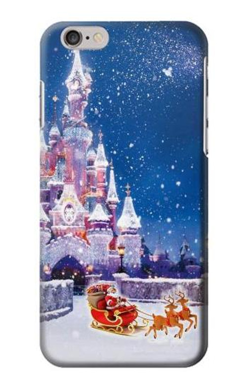 S3282 Santa Xmas Castle Case Cover Custodia per iPhone 6 Plus, iPhone 6s Plus