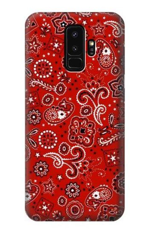 S3354 Red Classic Bandana Case Cover Custodia per Samsung Galaxy S9 Plus