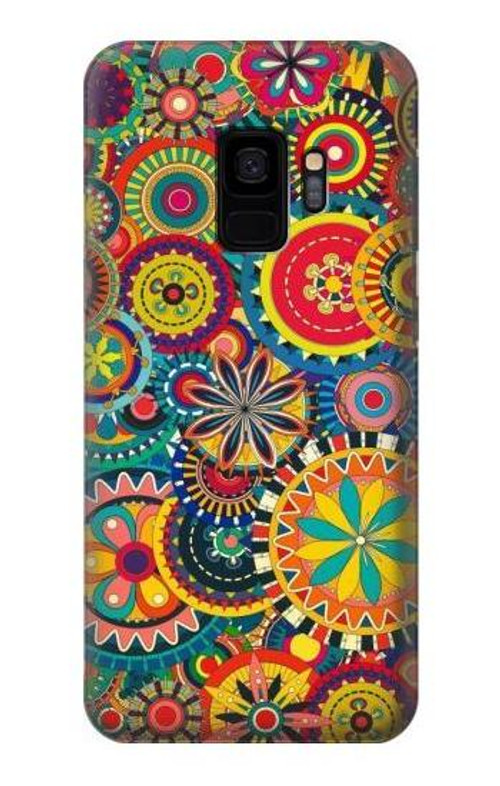 S3272 Colorful Pattern Case Cover Custodia per Samsung Galaxy S9