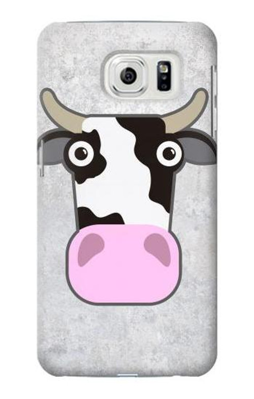 S3257 Cow Cartoon Case Cover Custodia per Samsung Galaxy S7 Edge