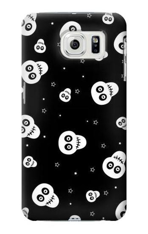 S3261 Smile Skull Halloween Pattern Case Cover Custodia per Samsung Galaxy S7 Edge