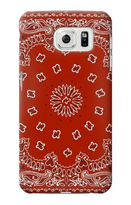 S3355 Bandana Red Pattern Case Cover Custodia per Samsung Galaxy S7 Edge