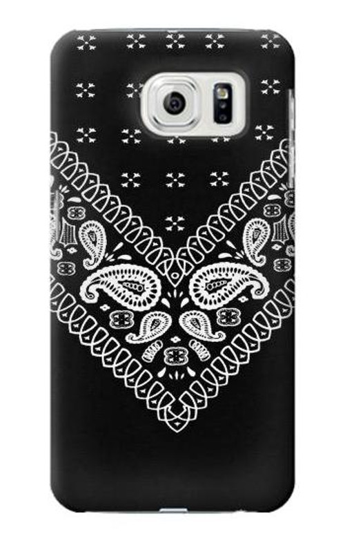 S3363 Bandana Black Pattern Case Cover Custodia per Samsung Galaxy S7 Edge