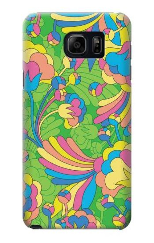 S3273 Flower Line Art Pattern Case Cover Custodia per Samsung Galaxy S6 Edge Plus