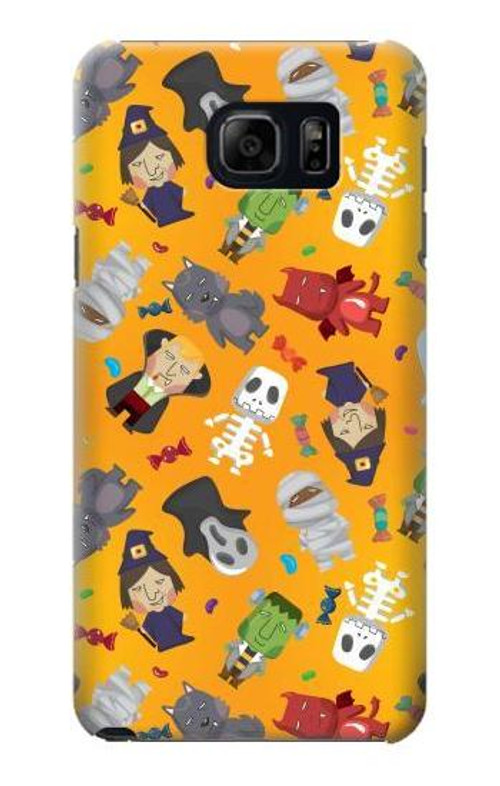 S3275 Cute Halloween Cartoon Pattern Case Cover Custodia per Samsung Galaxy S6 Edge Plus