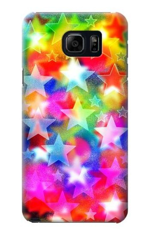 S3292 Colourful Disco Star Case Cover Custodia per Samsung Galaxy S6 Edge Plus