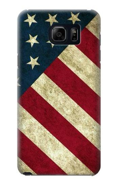S3295 US National Flag Case Cover Custodia per Samsung Galaxy S6 Edge Plus