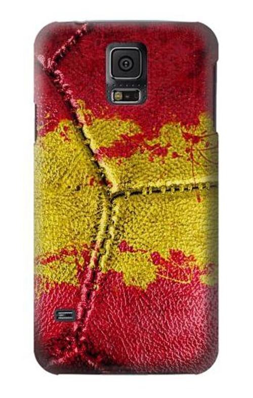 S3315 Spain Flag Vintage Football Graphic Case Cover Custodia per Samsung Galaxy S5