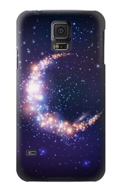 S3324 Crescent Moon Galaxy Case Cover Custodia per Samsung Galaxy S5