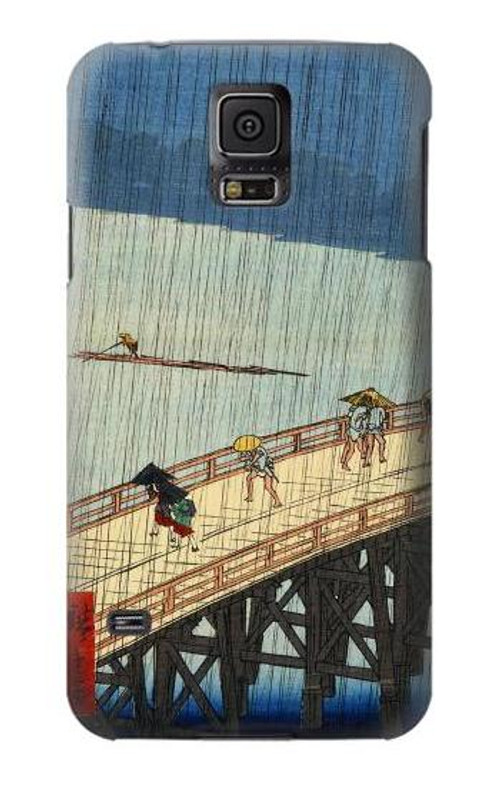 S3347 Utagawa Hiroshige Sudden shower Case Cover Custodia per Samsung Galaxy S5