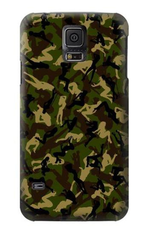 S3356 Sexy Girls Camo Camouflage Case Cover Custodia per Samsung Galaxy S5