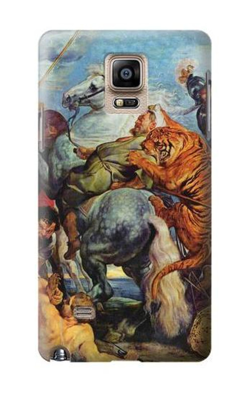 S3331 Peter Paul Rubens Tiger und Lowenjagd Case Cover Custodia per Samsung Galaxy Note 4