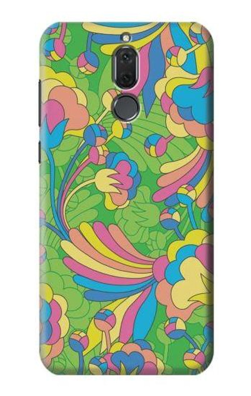 S3273 Flower Line Art Pattern Case Cover Custodia per Huawei Mate 10 Lite