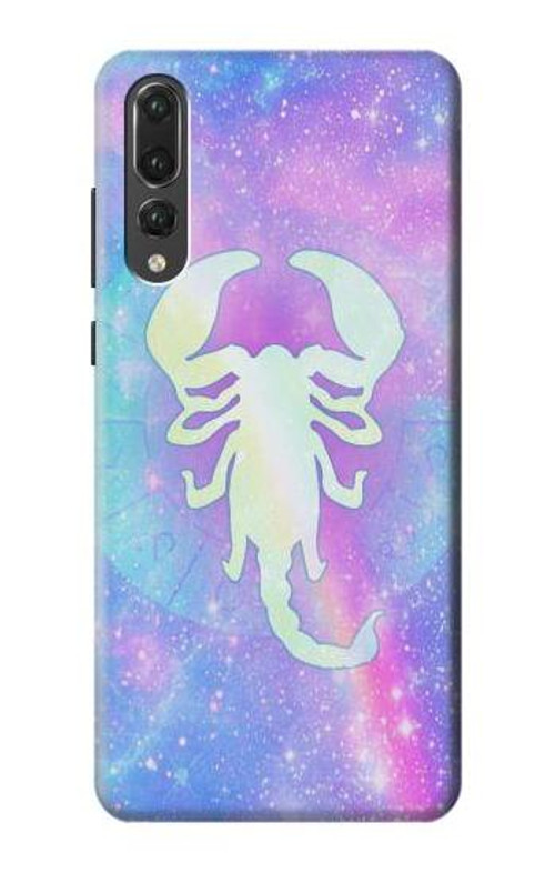 S3267 Zodiac Scorpio Case Cover Custodia per Huawei P20 Pro