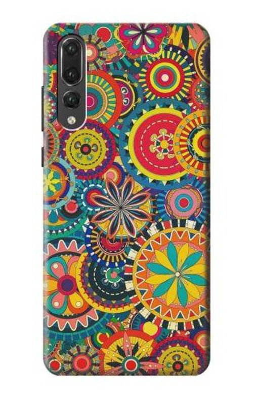 S3272 Colorful Pattern Case Cover Custodia per Huawei P20 Pro