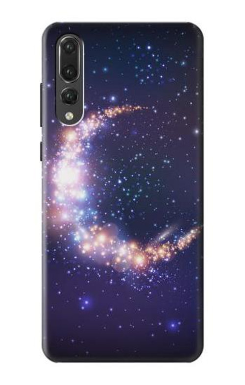 S3324 Crescent Moon Galaxy Case Cover Custodia per Huawei P20 Pro